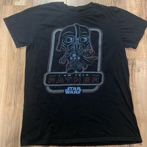 Funko Pop Star Wars DARTH VADER Shirt “I AM YOUR FATHER” Medium Smugglers Bounty